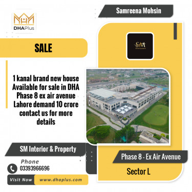 1 Kanal Residential House for Sale in Sector L -  Phase 8 - Ex Air Avenue, Lahore - (DP-40871)