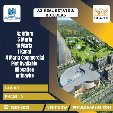 5 Marla Residential Plot for Sale in Phase 10, Lahore - (DP-40935)