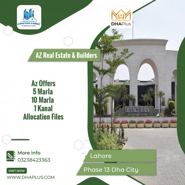 5 Marla Residential Plot for Sale in Phase 13 DHA City, Lahore - (DP-40937)