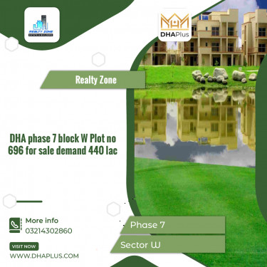 1 Kanal Residential Plot for Sale in Sector W -  Phase 7, Lahore - (DP-40997)