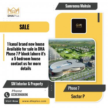 1 Kanal Residential House for Sale in Sector P -  Phase 7, Lahore - (DP-41024)