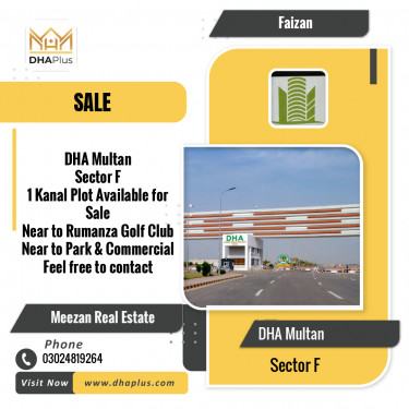 1 Kanal Residential Plot for Sale in Sector F -  DHA Multan, Multan - (DP-41039)