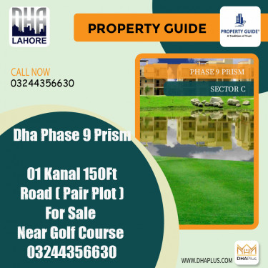 2 Kanal Residential Plot for Sale in Sector C -  Phase 9 Prism, Lahore - (DP-41044)