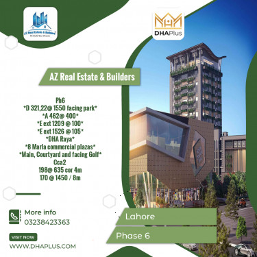 1 Kanal Residential Plot for Sale in Phase 6, Lahore - (DP-41063)