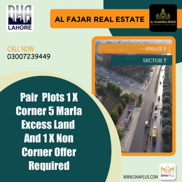 2 Kanal Residential Plot for Sale in Sector T -  Phase 8, Lahore - (DP-41084)