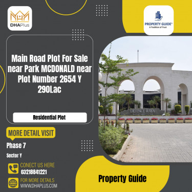 20 Marla Residential Plot for Sale in Sector Y -  Phase 7, Lahore - (DP-41086)