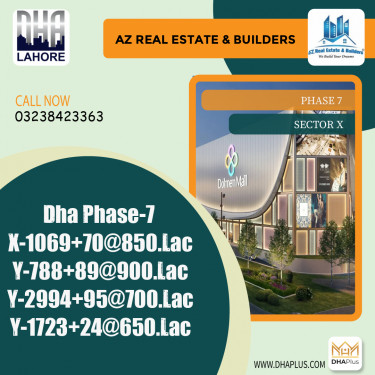 1 Kanal Residential Plot for Sale in Sector X -  Phase 7, Lahore - (DP-41127)