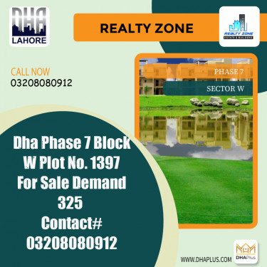 1 Kanal Residential Plot for Sale in Sector W -  Phase 7, Lahore - (DP-41151)