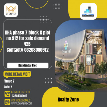 1 Kanal Residential Plot for Sale in Sector X -  Phase 7, Lahore - (DP-41153)
