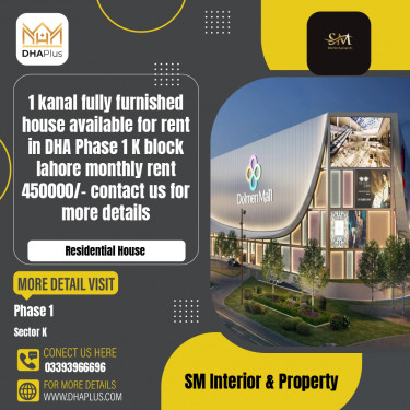 1 Kanal Residential House for Rent in Sector K -  Phase 1, Lahore - (DP-41165)