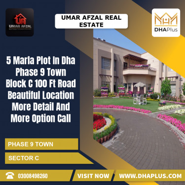 5 Marla Residential Plot for Sale in Sector C -  Phase 9 Town, Lahore - (DP-41188)