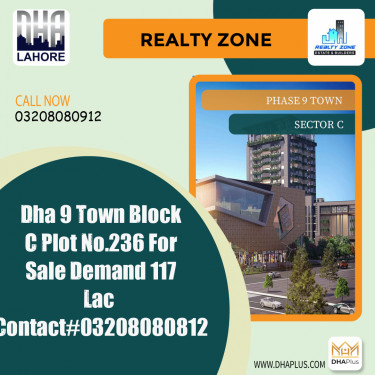 5 Marla Residential Plot for Sale in Sector C -  Phase 9 Town, Lahore - (DP-41234)