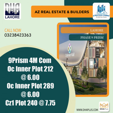 4 Marla Residential Plot for Sale in Phase 9 Prism, Lahore - (DP-41273)
