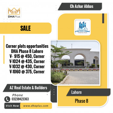 1 Kanal Residential Plot for Sale in Phase 8, Lahore - (DP-41274)
