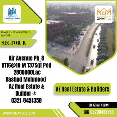 10 Sq. Ft. Residential Plot for Sale in Sector R -  Phase 8 - Ex Air Avenue, Lahore - (DP-41284)