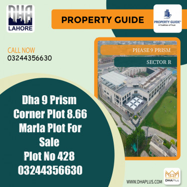 8.66 Marla Residential Plot for Sale in Sector R -  Phase 9 Prism, Lahore - (DP-41317)