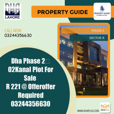 2 Kanal Residential Plot for Sale in Sector R -  Phase 2, Lahore - (DP-41323)