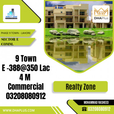 4 Marla Commercial Plot for Sale in Sector E Commercial -  Phase 9 Town, Lahore - (BP-41731)