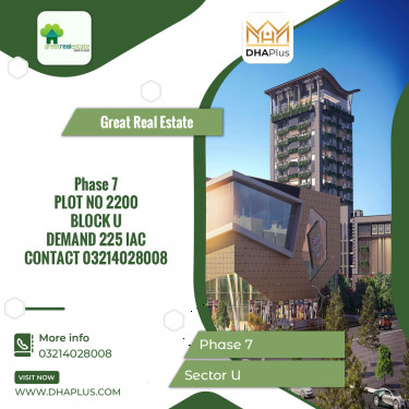 10 Marla Residential Plot for Sale in Sector U -  Phase 7, Lahore - (BP-41738)