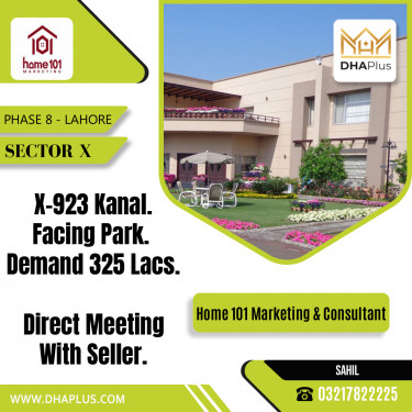 1 Kanal Residential Plot for Sale in Sector X -  Phase 8, Lahore - (BP-41884)