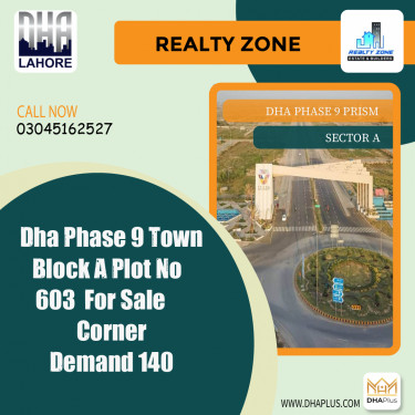 5 Marla Residential Plot for Sale in Sector A - DHA Phase 9 Prism, Lahore - (BP-43497)