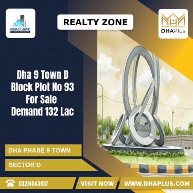 5 Marla Residential Plot for Sale in Sector D - DHA Phase 9 Town, Lahore - (BP-43847)