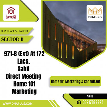 971 Marla Residential Plot for Sale in Sector B, DHA Phase 5, Lahore - (BP-44376)