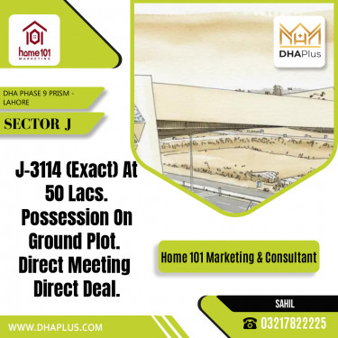 5 Marla Residential Plot for Sale in Sector J, DHA Phase 9 Prism, Lahore - (BP-44387)