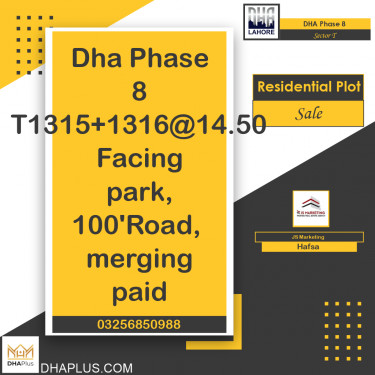 2 Kanal Residential Plot for Sale in Sector T, DHA Phase 8, Lahore - (BP-44430)
