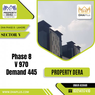 1 Kanal Residential Plot for Sale in Sector V, DHA Phase 8, Lahore - (BP-44620)