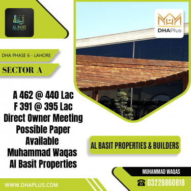 1 Kanal Residential Plot for Sale in Sector A, DHA Phase 6, Lahore - (BP-44761)