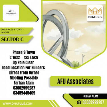 5 Marla Residential Plot for Sale in Sector C, DHA Phase 9 Town, Lahore - (BP-44768)