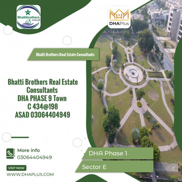 8 Marla Residential Plot for Sale in Sector E, DHA Phase 1, Lahore - (BP-45290)