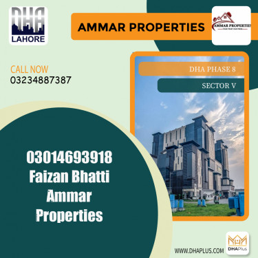 1 Kanal Residential Plot for Sale in Sector V, DHA Phase 8, Lahore - (BP-45319)