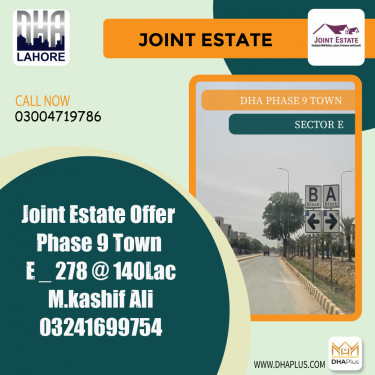 5 Marla Residential Plot for Sale in Sector E, DHA Phase 9 Town, Lahore - (BP-45652)