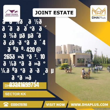 10 Marla Residential Plot for Sale in Sector KK, DHA Phase 4, Lahore - (BP-45679)