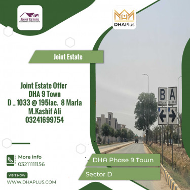 8 Marla Residential Plot for Sale in Sector D, DHA Phase 9 Town, Lahore - (BP-46795)