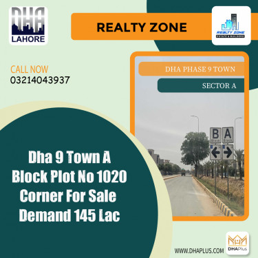 5 Marla Residential Plot for Sale in Sector A, DHA Phase 9 Town, Lahore - (BP-47011)