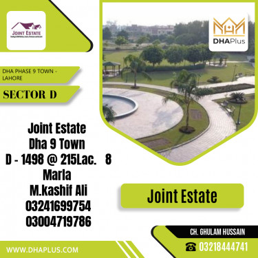 8 Marla Residential Plot for Sale in Sector D, DHA Phase 9 Town, Lahore - (BP-47274)