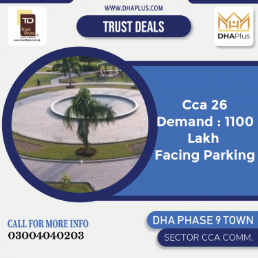 8 Marla Commercial Plot for Sale in Sector CCA Commercial, DHA Phase 9 Town, Lahore - (BP-47947)