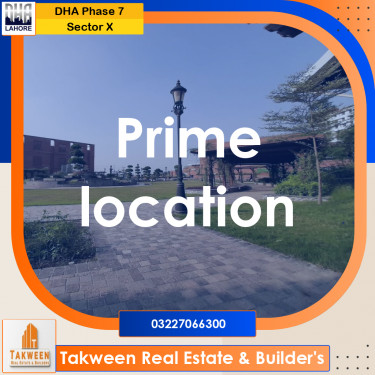 2 Kanal Required Residential Plot in Sector X, DHA Phase 7, Lahore - (BP-48056)