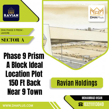 1 Kanal Residential Plot for Sale in Sector A, DHA Phase 9 Prism, Lahore - (BP-49132)