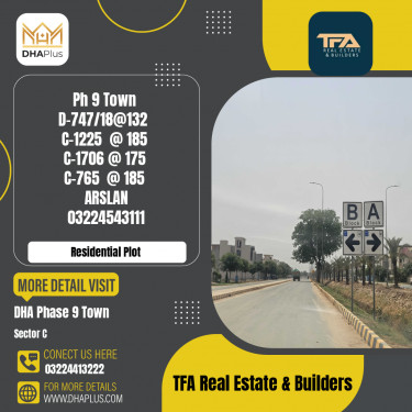 5 Marla Residential Plot for Sale in Sector C, DHA Phase 9 Town, Lahore - (BP-49269)