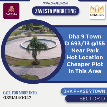5 Marla Residential Plot for Sale in Sector D, DHA Phase 9 Town, Lahore - (BP-49318)