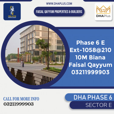 10 Marla Residential Plot for Sale in Sector E, DHA Phase 6, Lahore - (BP-49978)