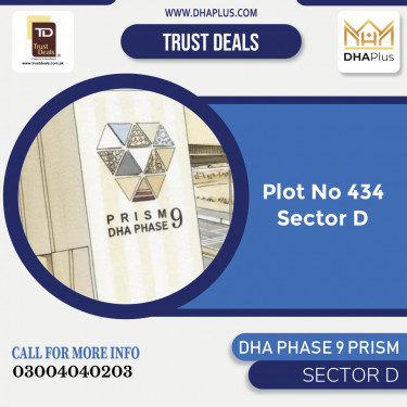 1 Kanal Residential Plot for Sale in Sector D, DHA Phase 9 Prism, Lahore - (BP-50493)