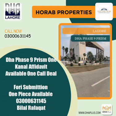20 Marla Residential File for Sale in DHA Phase 9 Prism, Lahore - (BP-50704)