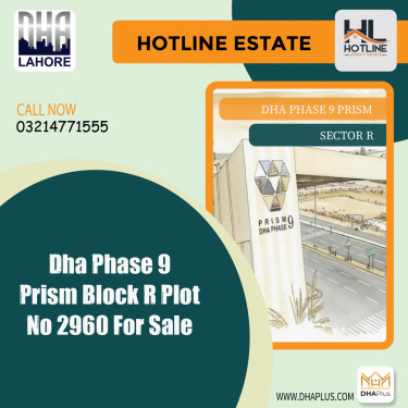5 Marla Residential Plot for Sale in Sector R, DHA Phase 9 Prism, Lahore - (BP-50736)