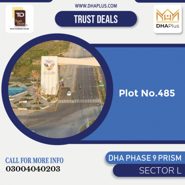 1 Kanal Residential Plot for Sale in Sector L, DHA Phase 9 Prism, Lahore - (BP-51370)